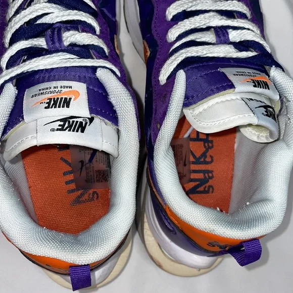 NIKE X SACAI VAPORWAFFLE SIZE 8 - Picture 6 of 15